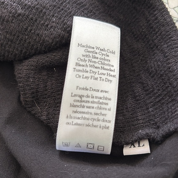 Left Of Center Mixed Media Asymmetrical Hem Shirt, XL, GUC - Picture 8 of 8